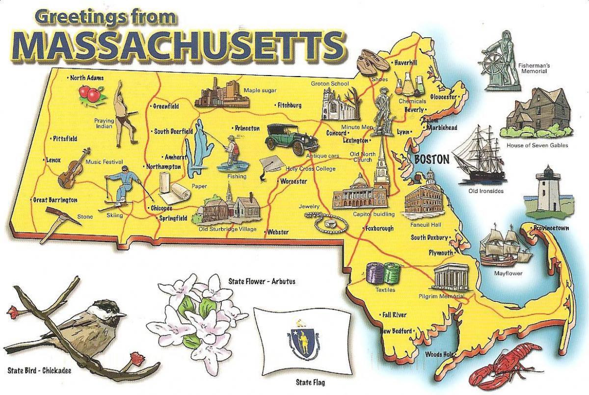 New England-usa karta